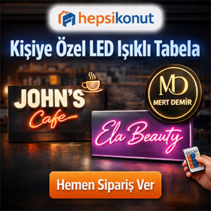 Kişiye Özel Işıklı LED Tabela
